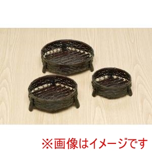 萬洋 MANYO 萬洋 21-273M 黒染オードブル皿 中 17