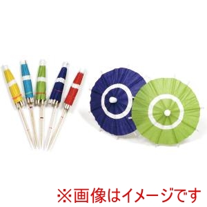 萬洋 MANYO 萬洋 51-306C 五色ミニ傘 緑 200入