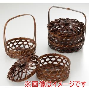 萬洋 MANYO 萬洋 21-934S 野菊二段かご 染 小
