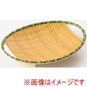 萬洋 MANYO 萬洋 91-303S 竹風メラミンプレート 小判ザル 小