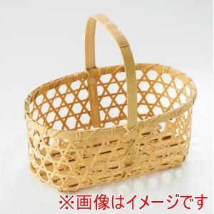 萬洋 MANYO 萬洋 57-600A 白竹小判手付かご