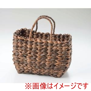 萬洋 MANYO 萬洋 91-437 樹脂ウォーターヒヤシンス手提げバック コーヒーブラウン