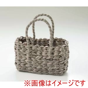 萬洋 MANYO 萬洋 91-438 樹脂ウォーターヒヤシンス手提げプチバック アッシュグレー