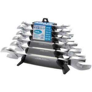 旭金属工業 アサヒ ASH ASH SLES62 REVOWAVE 6本組両口スパナセット(HC) 旭金属工業