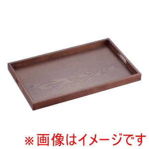 丸十 丸十 木製 長手盆 ブラウン 14.0