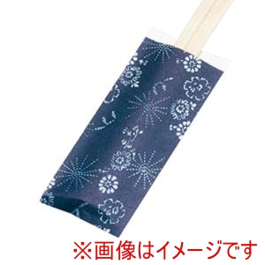 アオトプラス アオトプラス ミニ箸袋 染彩 500枚束シュリンク 藍色