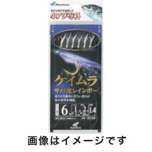 ハヤブサ Hayabusa ハヤブサ 小アジ専科 ケイムラサバ皮レインボー 10号 ハリス 3 HS100
