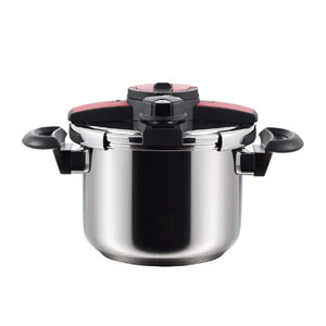 アオヤギコーポレーション アオヤギ ステンレス両手圧力鍋 6L IH対応 23002