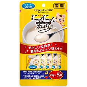 アースペット EARTH アースペット にゃんにゃんカロリー ミルク風味 25g×5袋 猫 栄養補給 HappyHealth
