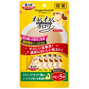 アースペット EARTH アースペット わんわんカロリーミニタイプ 25g×5袋 HappyHealth 犬 補助食