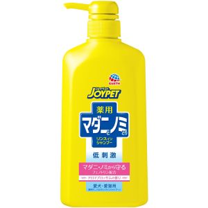 アースペット EARTH アースペット ジョイペット 薬用マダニとノミとりリンスインシャンプー アロマブロッサム ポンプ 600ml