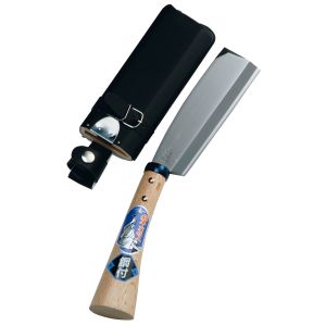 浅野木工所 ASANO 浅野木工所 07025 手打ヤスキ鋼付 サヤ付鉈 210mm