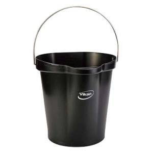 ヴァイカン Vikan Vikan ハイジーンバケット 蓋 ブラック 12L 56879 ヴァイカン
