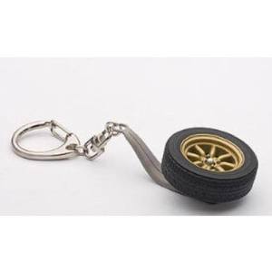 ゲートウェイオートアート ゲートウェイオートアート 8スポーク ホイール キーチェーン ゴールド 41568