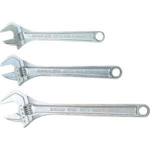 バーコ BAHCO バーコ 8072C モンキーレンチメッキ 全長255mm BAHCO