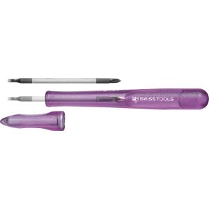 PB スイスツールズ SWISS TOOLS PB スイスツールズ 168-00PURPLE レインボー差替精密ドライバーパープル