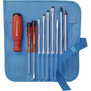 PB スイスツールズ SWISS TOOLS PB スイスツールズ 8218TU 差替式ドライバーセット 9本組 ターコイズ