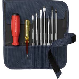 PB スイスツールズ SWISS TOOLS PB スイスツールズ 8218GY-V01 差替式ドライバーセット 8本組 グレー
