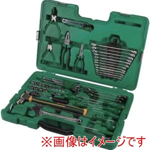 SATA SATA ST09516SJ 工具セット 差込角9.5mm 58点 メーカー直送 代引不可 北海道沖縄離島不可