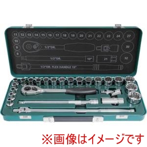 SATA SATA ST09092ME-12 12角ソケットレンチセット 差込角12.7mm 25点