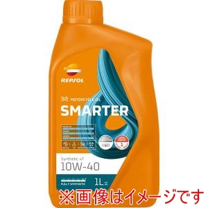 レプソル レプソル 007435 2輪用モーターオイル SMARTER スマーターレンジ スマーター シンセティック4T 10W-40 1L 全合成油, API SN, JASO MA2