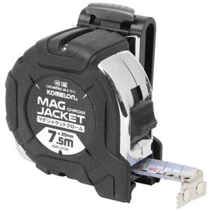 コメロン KOMELON コメロン KMC31CML2575 マグジャケットクローム ベルトホルダー付 25mm 7.5M KOMELON コンベックス メジャー 巻尺