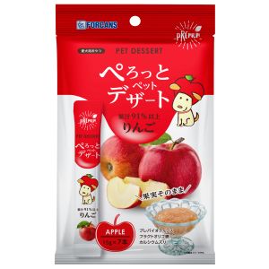 フォーキャンス フォーキャンス ぺろっとペットデザート りんご味 15g×7本