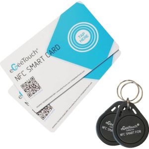 ジェーエスビ ジェーエスビ 5-NFC-2002CF eGeeTouchNFC スマートカード & NFC スマートキーホルダー 2枚セット